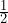 Rendered by QuickLaTeX.com \frac{1}{2}